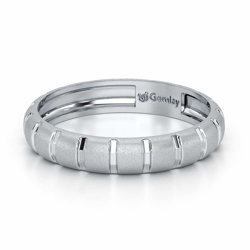 Adeline Silver Ring - White Gold - Image 3