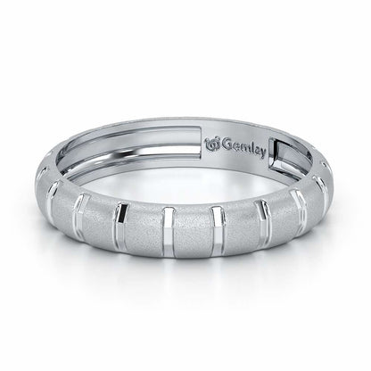 Adeline Silver Ring - White Gold - Image 3