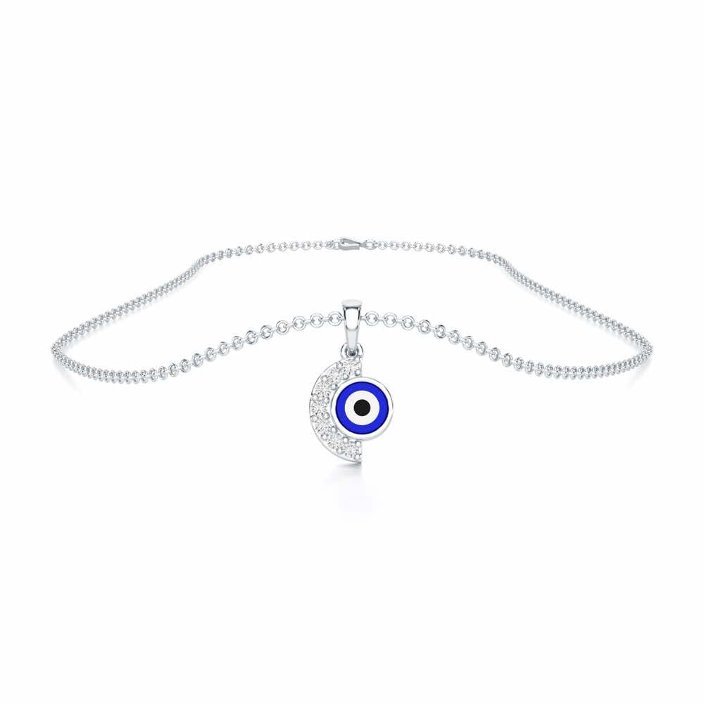 Sacred Watch Silver Pendant - White Gold - Image 3