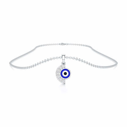 Sacred Watch Silver Pendant - White Gold - Image 3