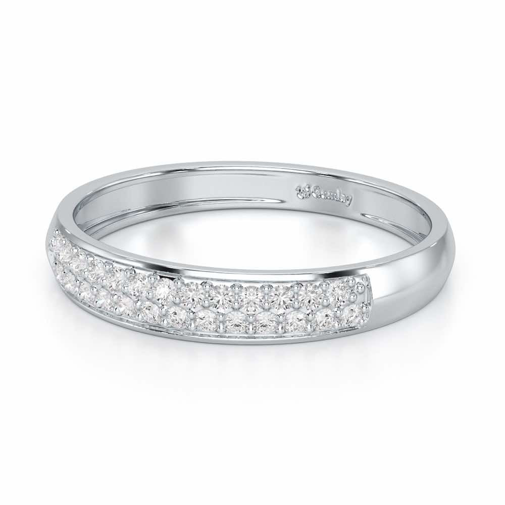 Genesis Elegance Silver Ring - White Gold - Image 3