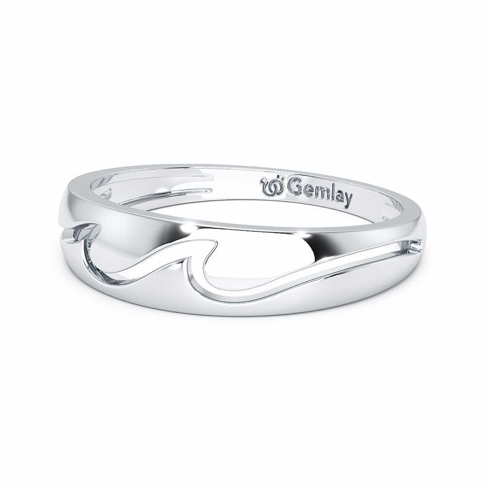 The Sage Silver Ring - White Gold - Image 3