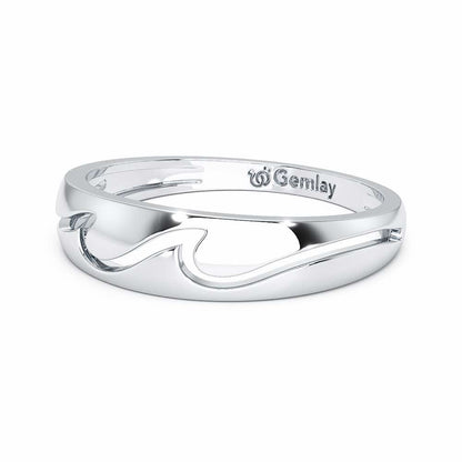 The Sage Silver Ring - White Gold - Image 3