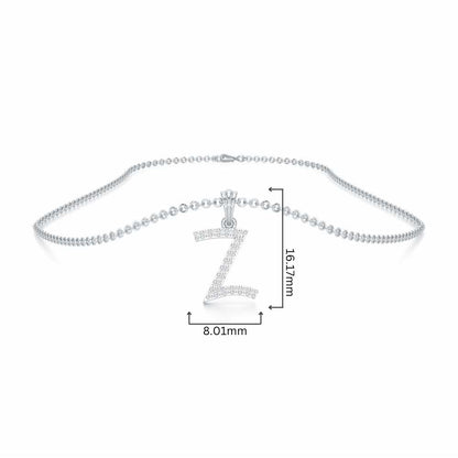 Z-Luke Silver Pendant - White Gold - Image 4
