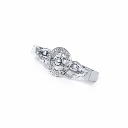 Bling Style Silver Watch Band - White Gold - Image 3