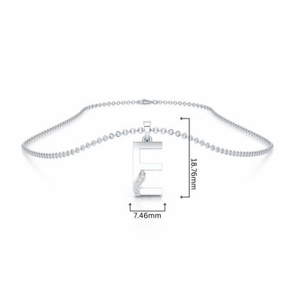 E-Spark Silver Pendant - White Gold - Image 4