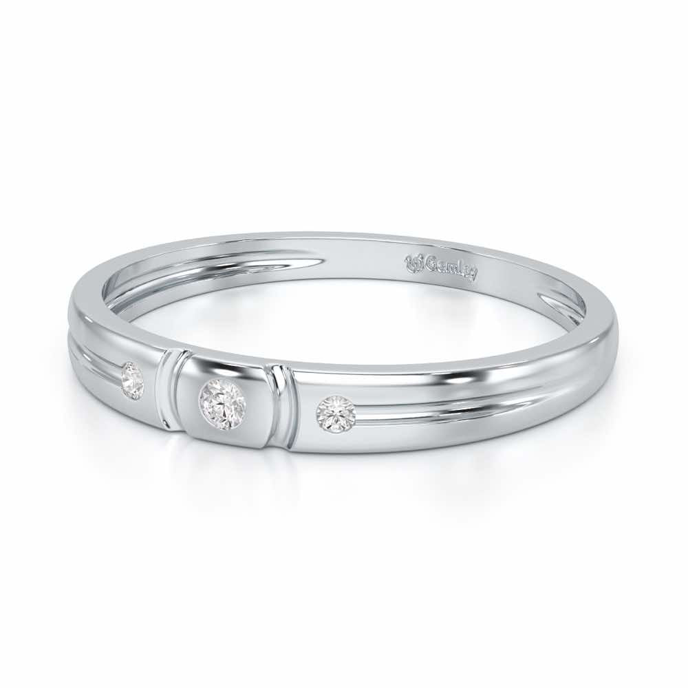 Miracle Blush Silver Ring - White Gold - Image 3