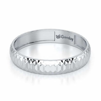 Ophelia Silver Ring - White Gold - Image 3