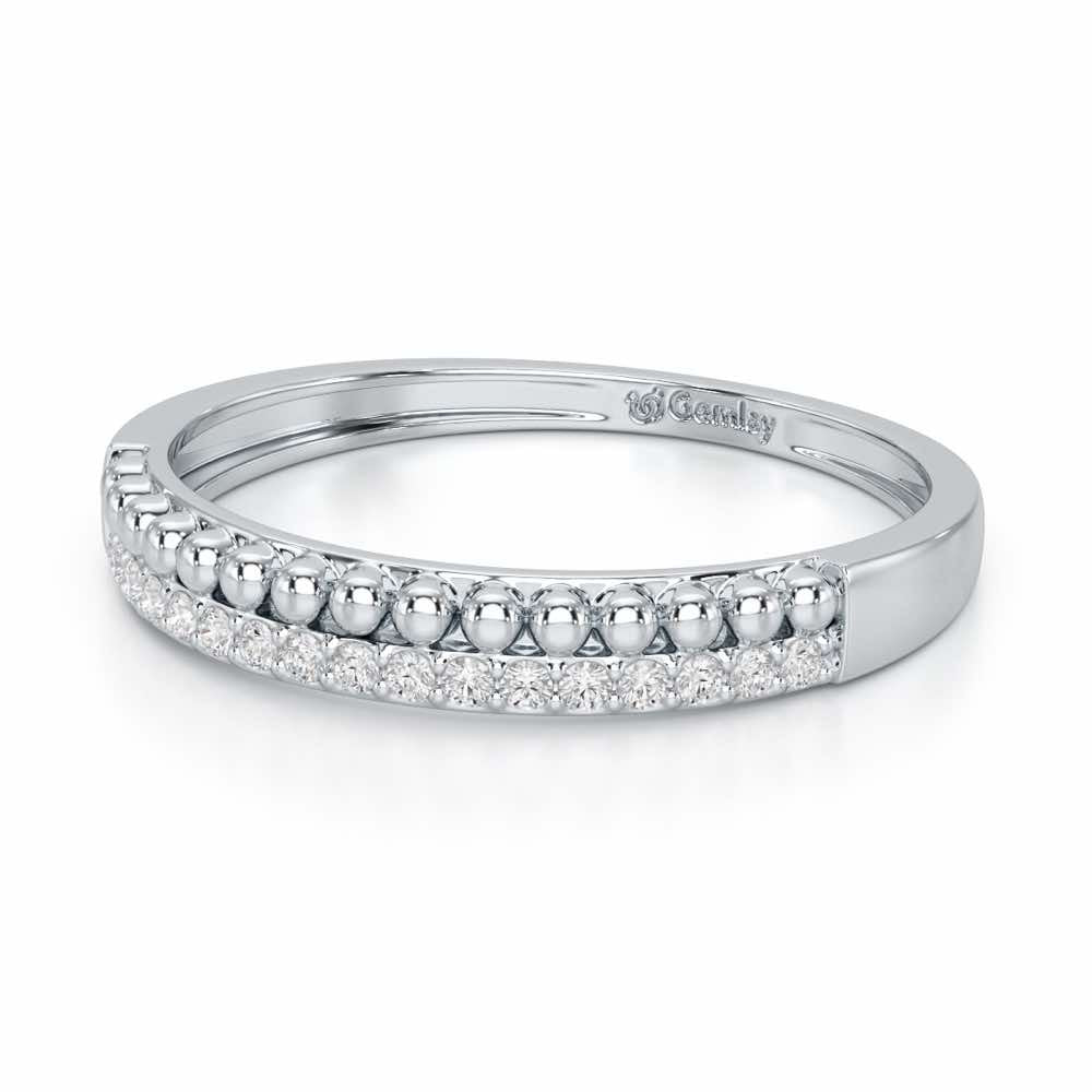 Perfect Bliss Silver Ring - White Gold - Image 3