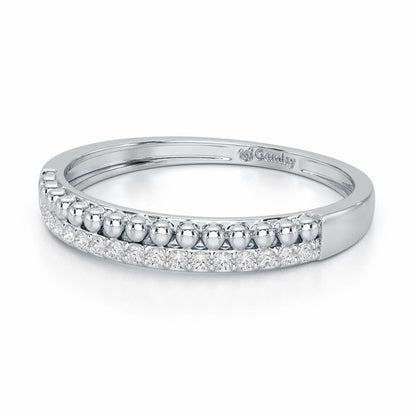 Perfect Bliss Silver Ring - White Gold - Image 3