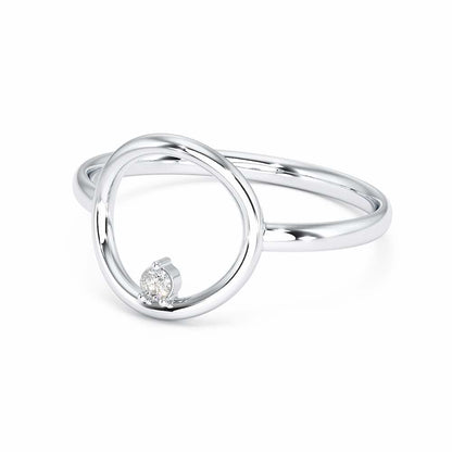 Sunray Sunray Silver Ring - White Gold - Image 3