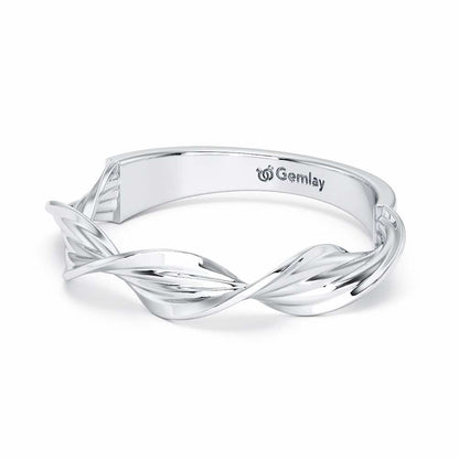 Evangeline Silver Ring - White Gold - Image 3