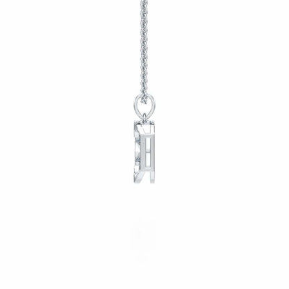 Silver Whisper Silver Pendant - White Gold - Image 4