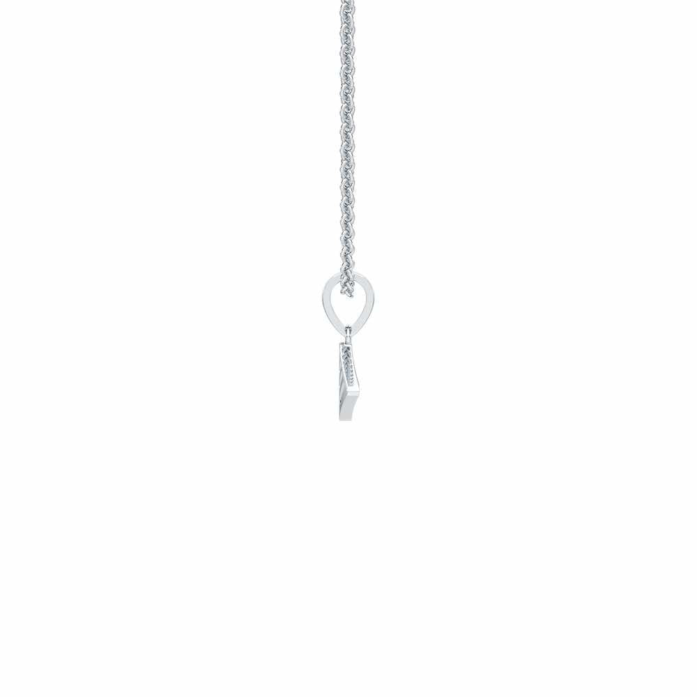 Silk Shine Gold Pendant - White Gold - Image 4
