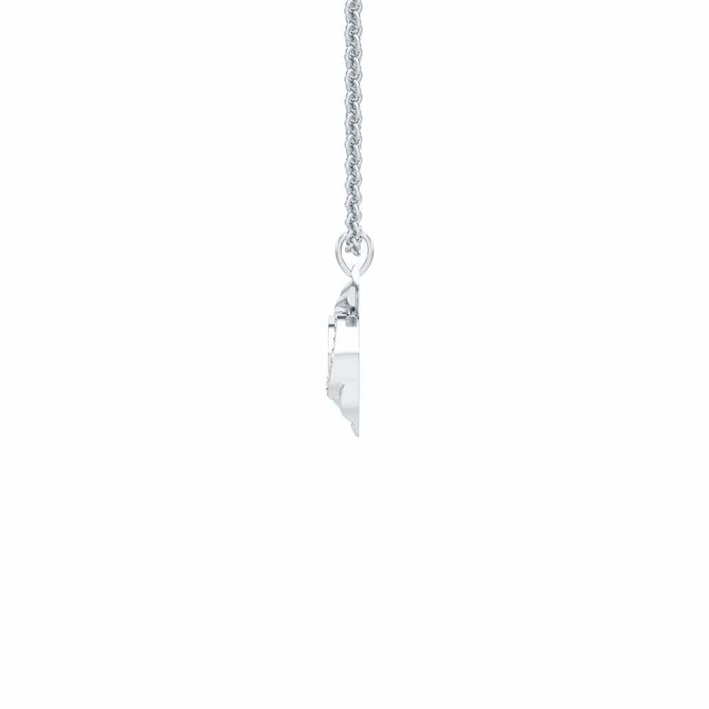 Mystic Protector Silver Pendant - White Gold - Image 4