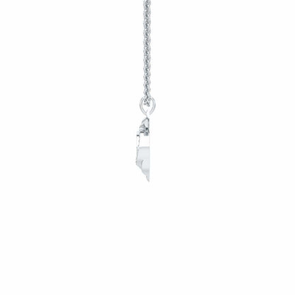 Mystic Protector Silver Pendant - White Gold - Image 4