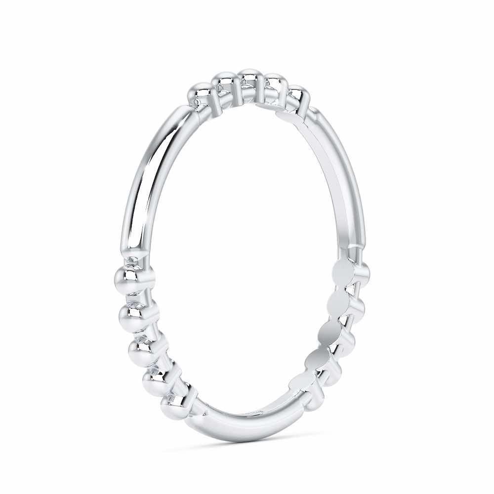 Vera Silver Ring - White Gold - Image 4
