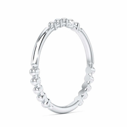 Vera Silver Ring - White Gold - Image 4