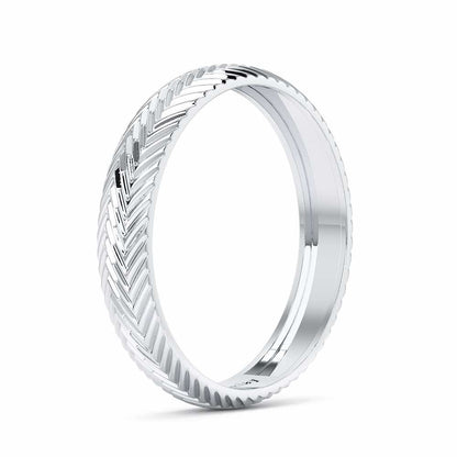 Azalea Silver Ring - White Gold - Image 4