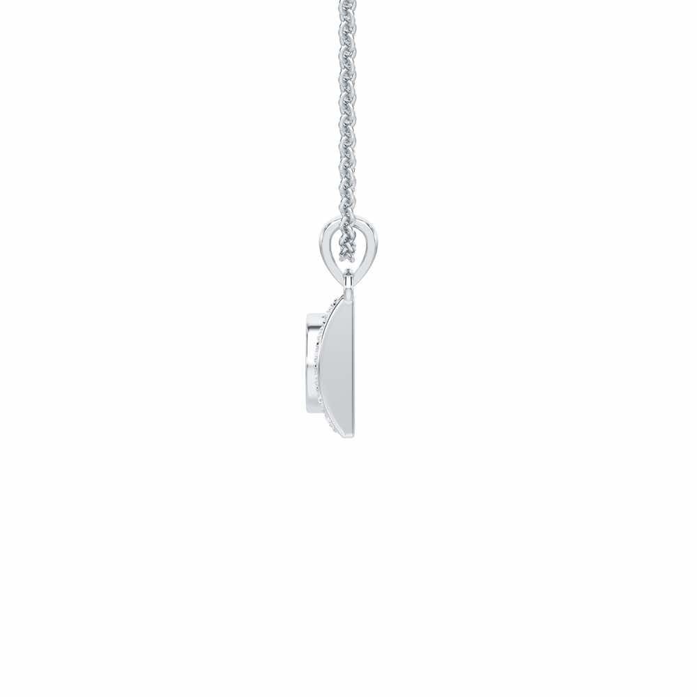 Eyes of Destiny Silver Pendant - White Gold - Image 4