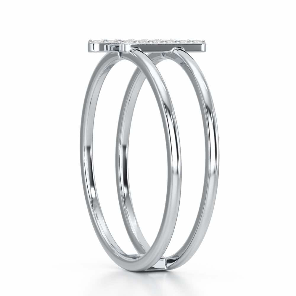 Just Meeting Silver Ring - White Gold - Image 4
