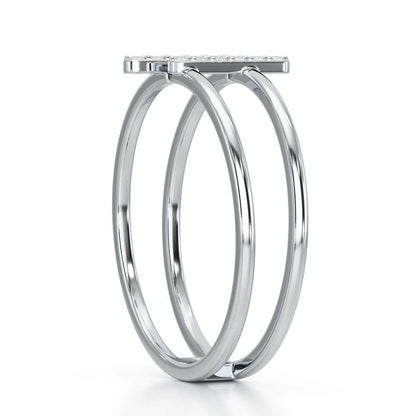 Just Meeting Silver Ring - White Gold - Image 4