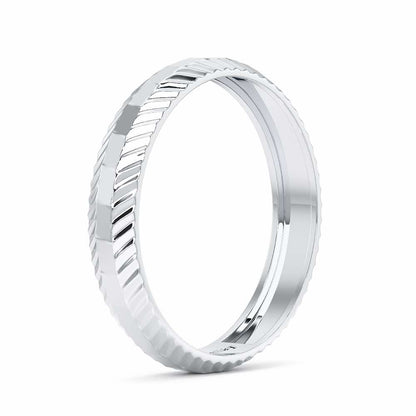 Nia Silver Ring - White Gold - Image 4
