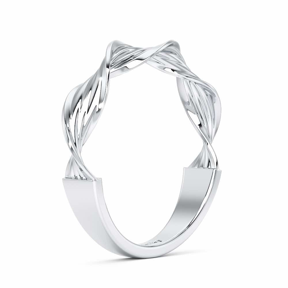 Evangeline Silver Ring - White Gold - Image 4