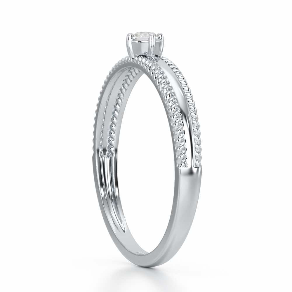 Destined One Silver Ring - White Gold - Image 4