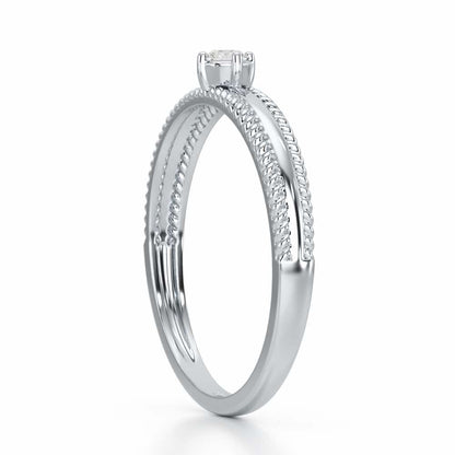 Destined One Silver Ring - White Gold - Image 4
