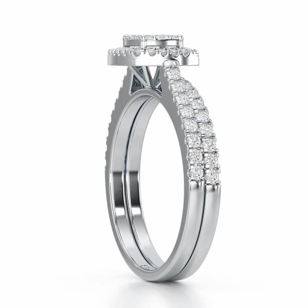 Bride Choice Silver Ring - White Gold - Image 4