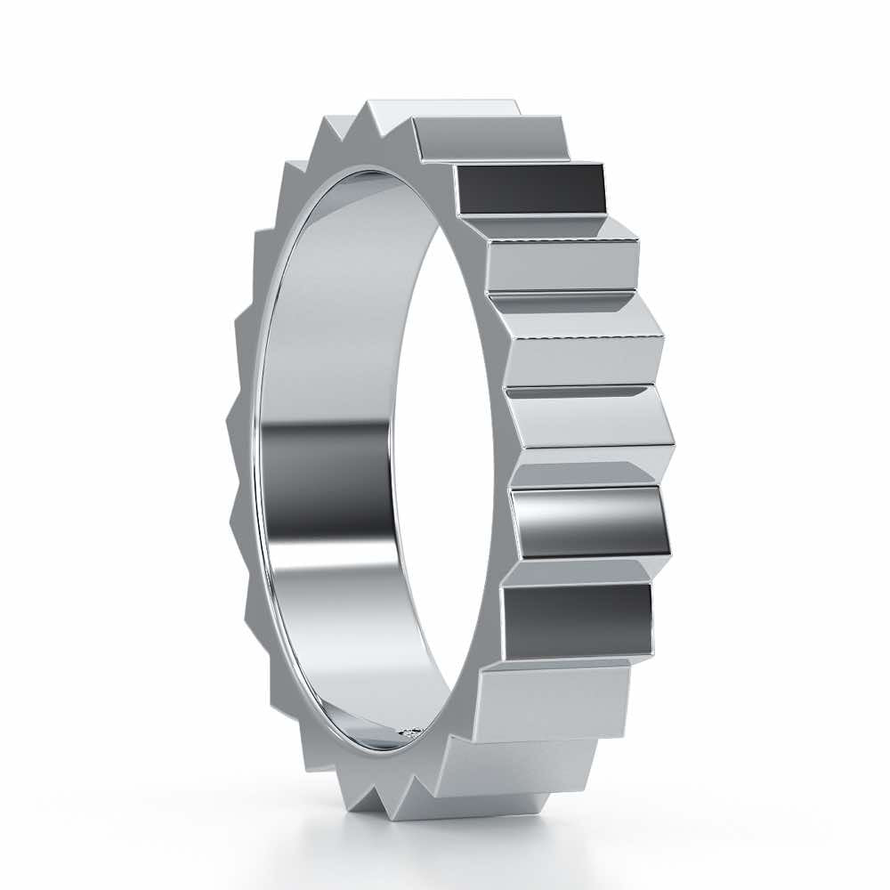 Selena Silver Ring - White Gold - Image 4