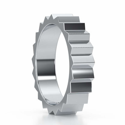 Selena Silver Ring - White Gold - Image 4