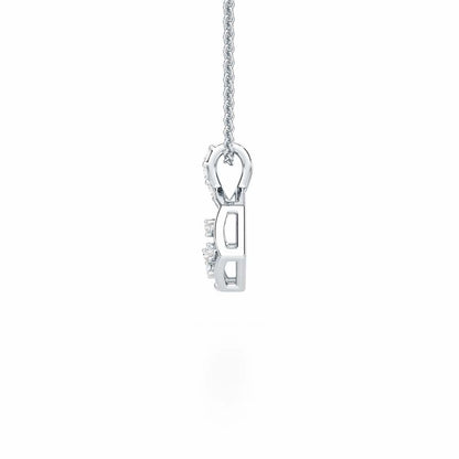 Silver Dawn Silver Pendant - White Gold - Image 4