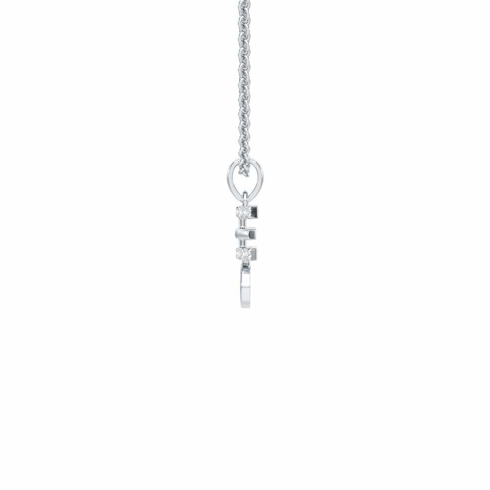 Guardian Watch Silver Pendant - White Gold - Image 4