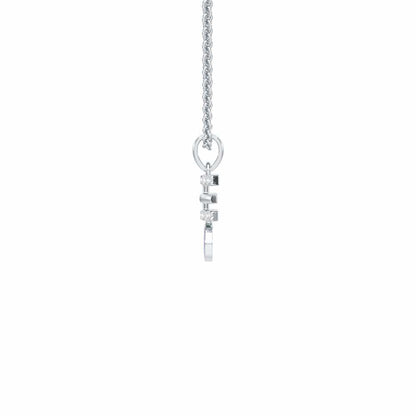 Guardian Watch Silver Pendant - White Gold - Image 4