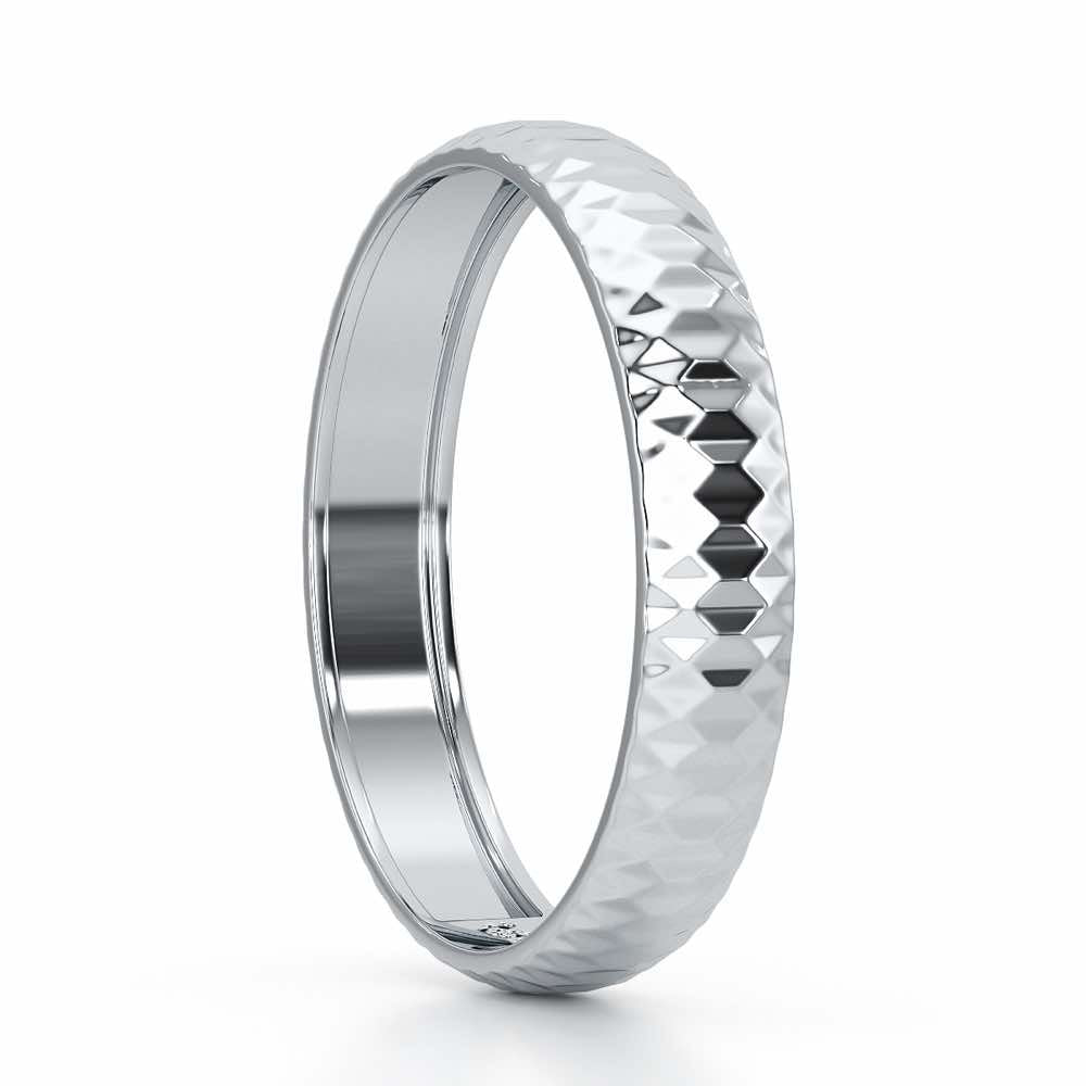 Ophelia Silver Ring - White Gold - Image 4