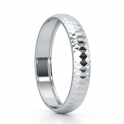 Ophelia Silver Ring - White Gold - Image 4