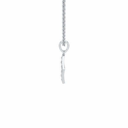 Divine Onkar Silver Pendant - White Gold - Image 4