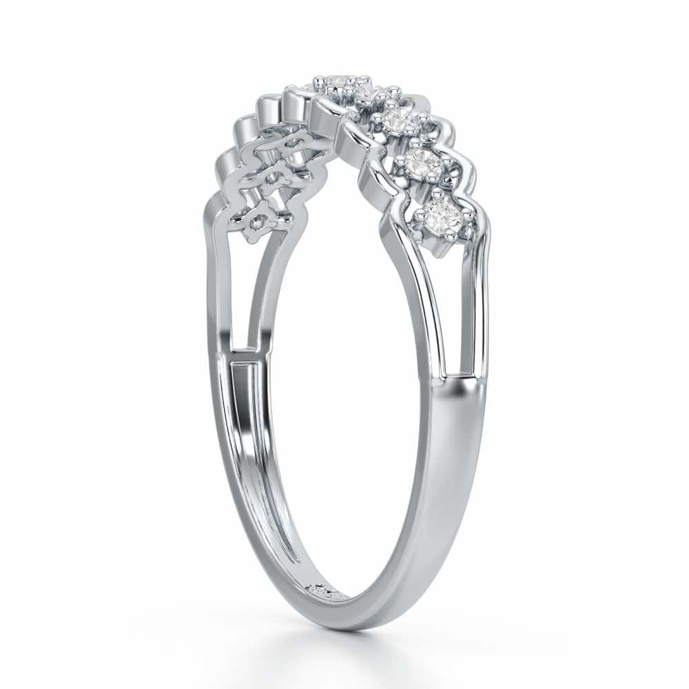 Unbounded Silver Ring - White Gold - Image 4