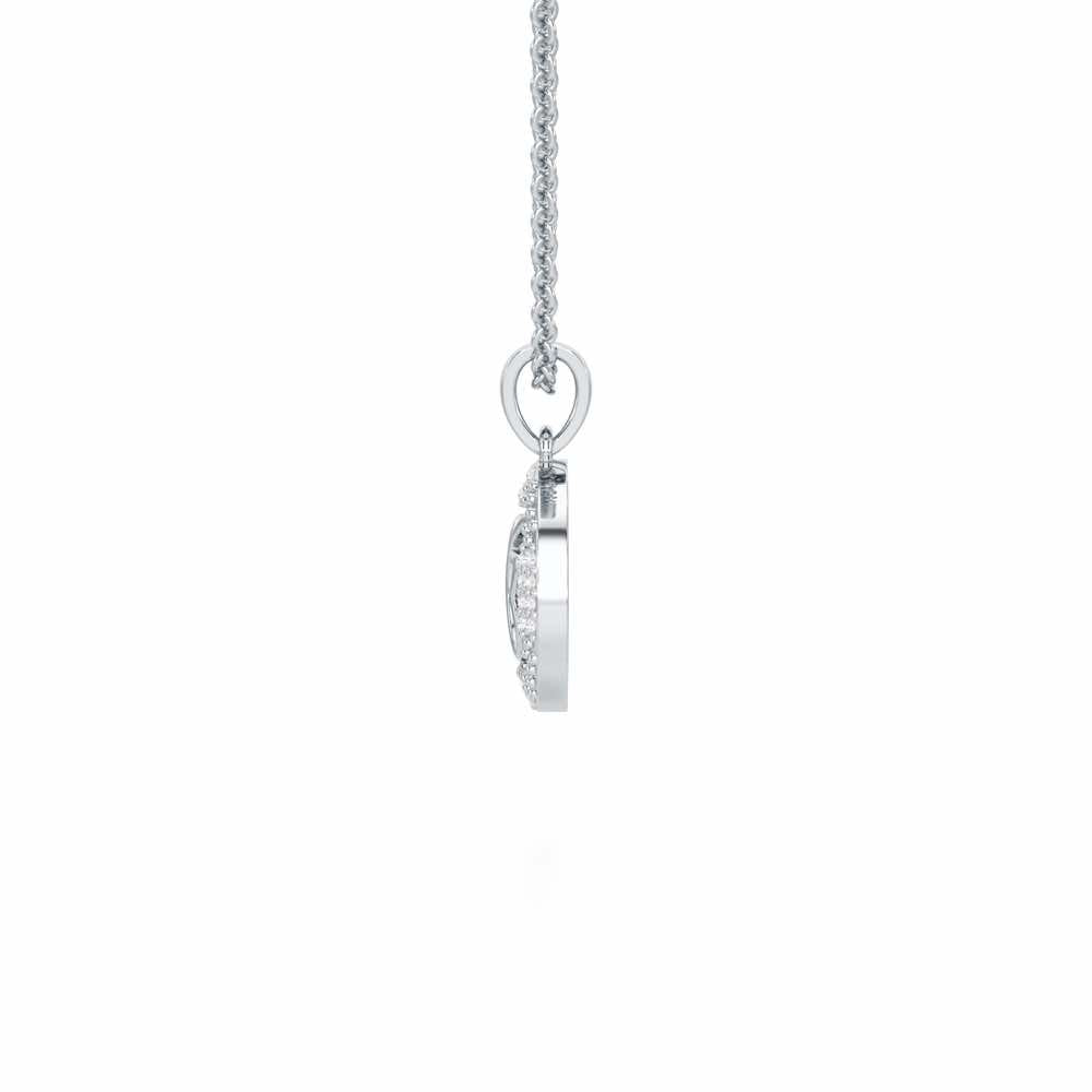 Ek Onkar Divine Silver Pendant - White Gold - Image 4