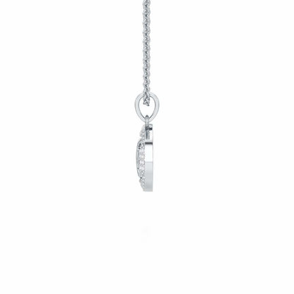 Ek Onkar Divine Silver Pendant - White Gold - Image 4