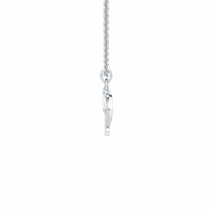 Khalsa Faith Silver Pendant - White Gold - Image 4
