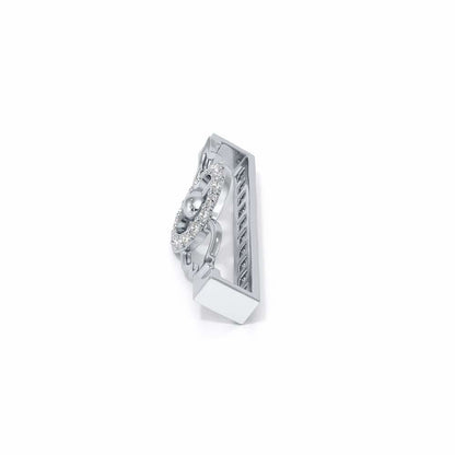 Bling Style Silver Watch Band - White Gold - Image 4