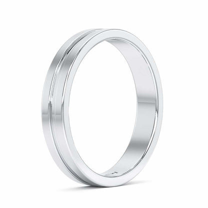 Amethyst Silver Ring - White Gold - Image 4