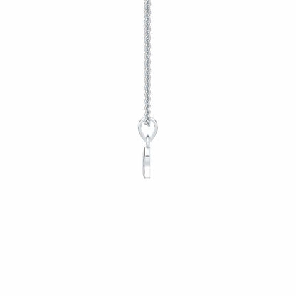 Mini Star Gold Pendant - White Gold - Image 4