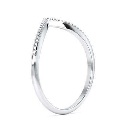 Glena Apex Silver Ring - White Gold - Image 4