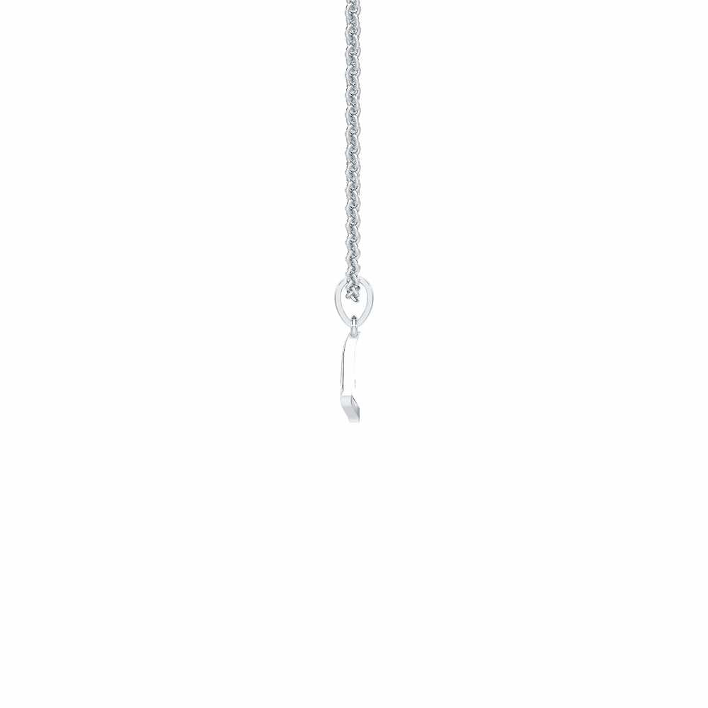 Fin Shine Gold Pendant - White Gold - Image 4