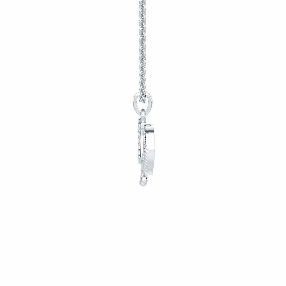 Khalsa Pure Silver Pendant - White Gold - Image 4