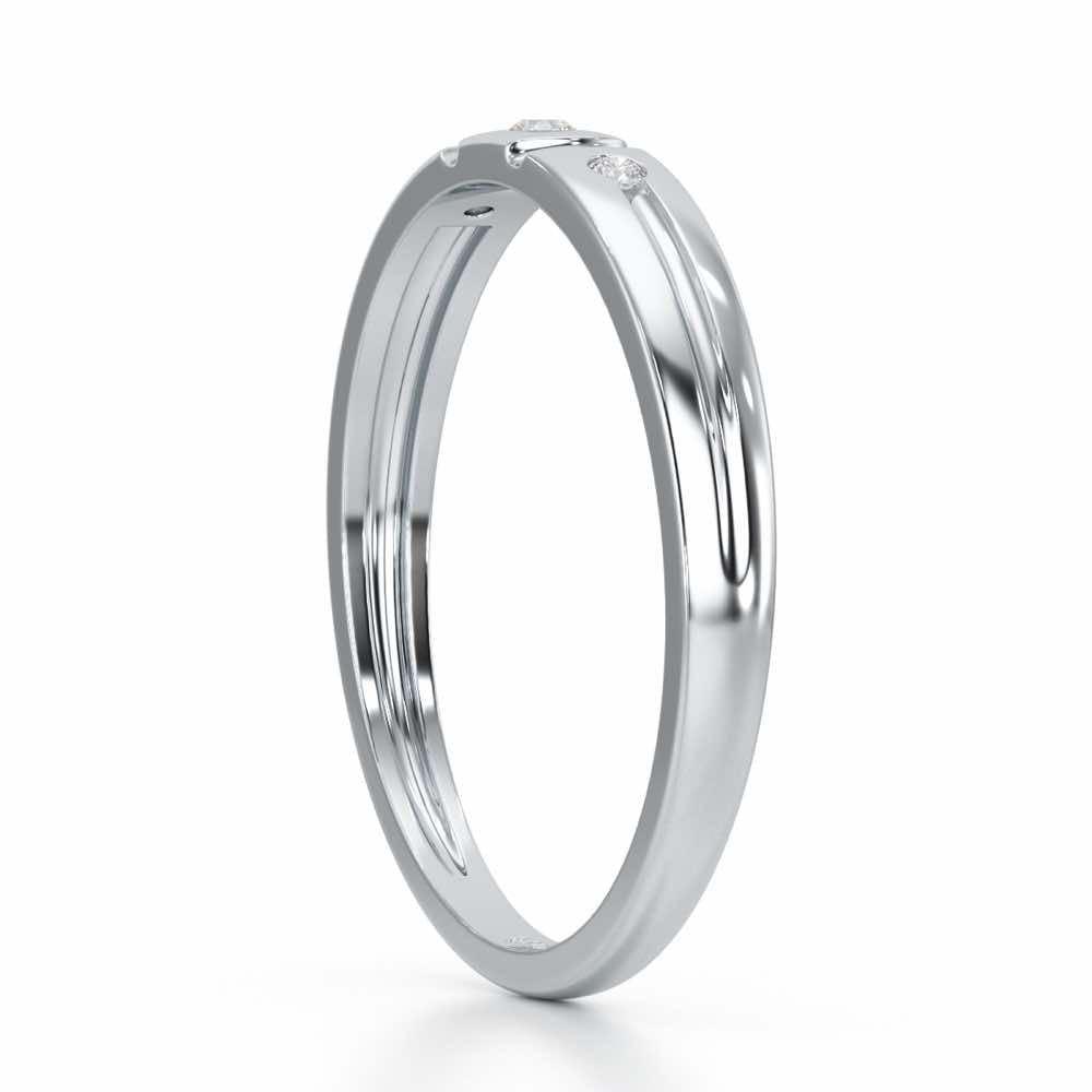 Miracle Blush Silver Ring - White Gold - Image 4
